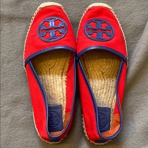 Tory Burch Espadrille Flats size 10